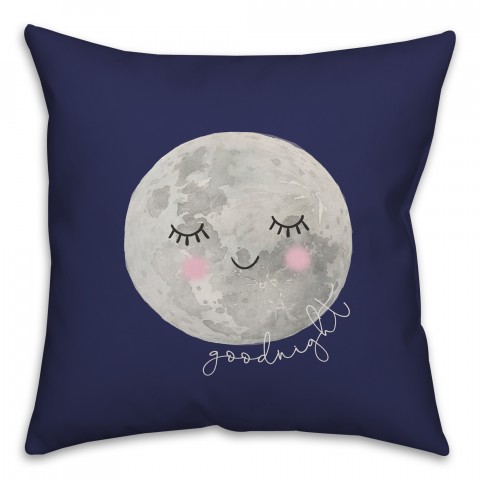 Moon and Sun Greetings 16x16 Spun Poly Pillow