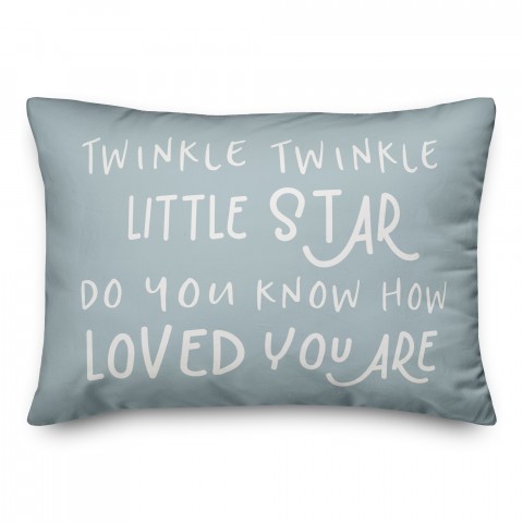Twinkle Little Star 14x20 Spun Poly Pillow