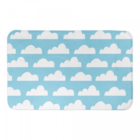 Cloud Pattern 34x21 Bath Mat