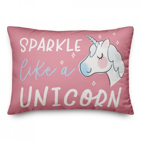 Sparkle Like A Unicorn 14x20 Spun Poly Pillow