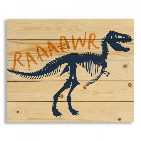 T-Rex Rawr 22x18 Pallet Wood Art