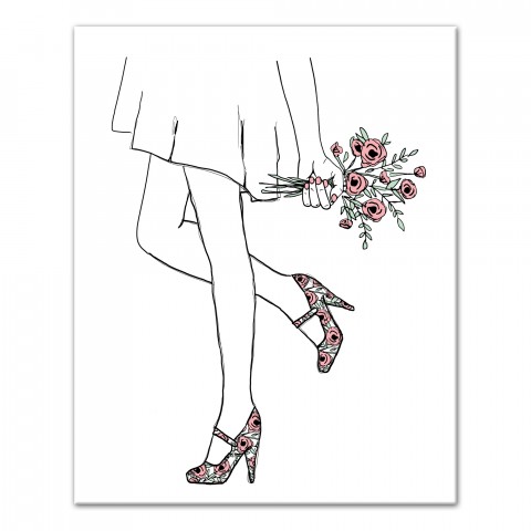 Darling Flower 16x20 Canvas Wall Art