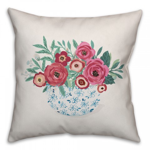 Flower Bowl Pillow