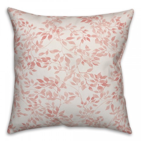 Blush Leaves Pillow