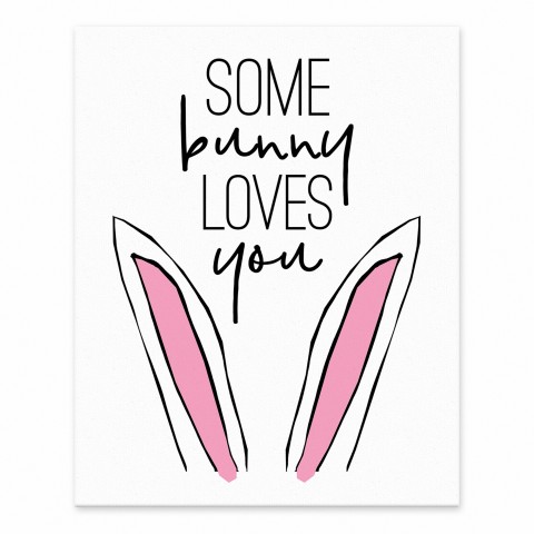 Some Bunny Loves You 8x10 Tabletop Canvas