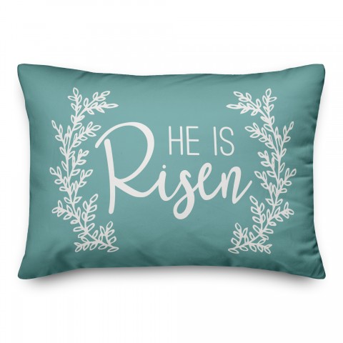 He is Risen 14x20 Spun Poly Pillow