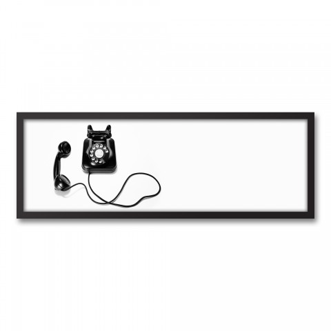 Black and White Vintage Telephone Wall Art