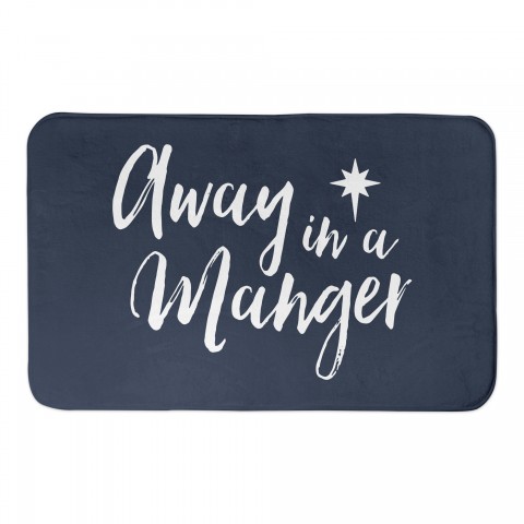 Away in a Manger 34x21 Bath Mat