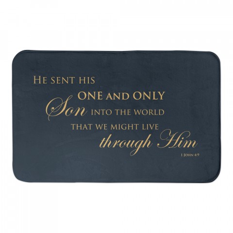 Christmas Quote 34x21 Bath Mat
