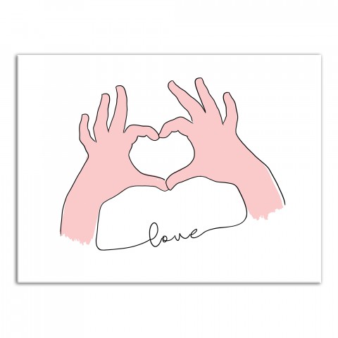 Love Hands Wall Art