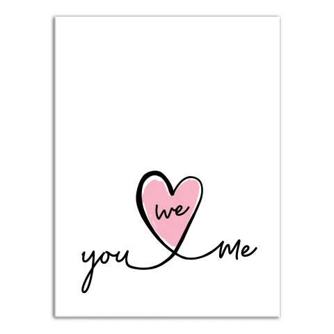 You We Me Wall Art