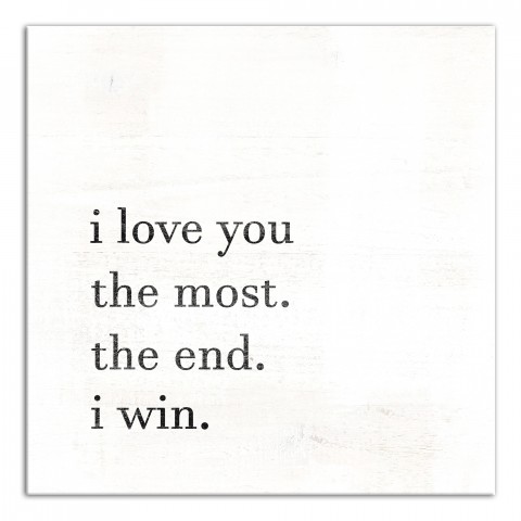 Love You Most Wall Art
