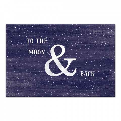 To The Moon & Back Wall Art