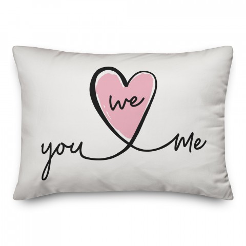 You Me We 14x20 Spun Poly Pillow