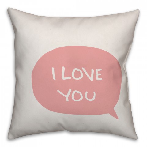 Love You More Reversible Pillow