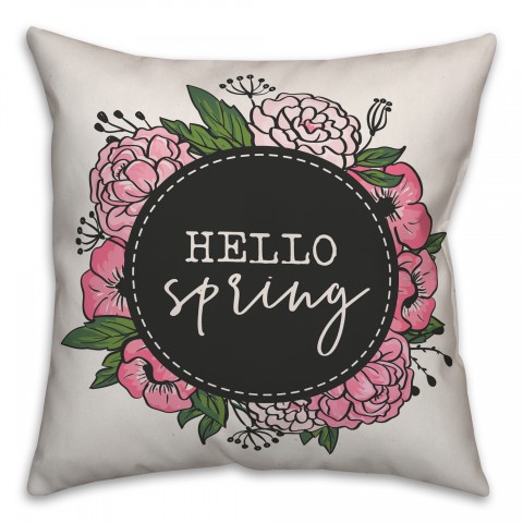 Hello Spring Pillow