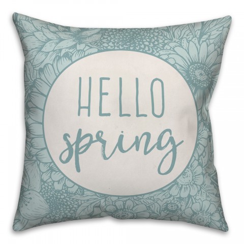 Hello Spring Pillow
