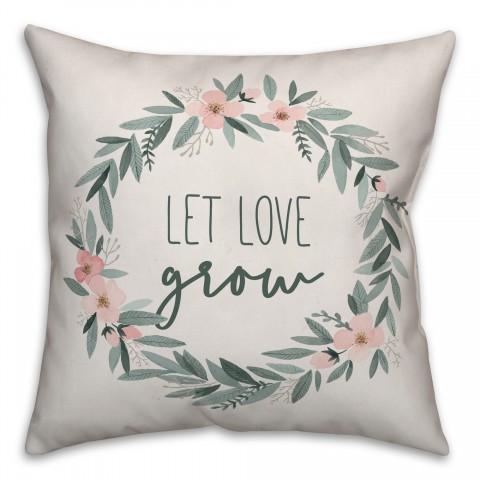 Let Love Grow Pillow
