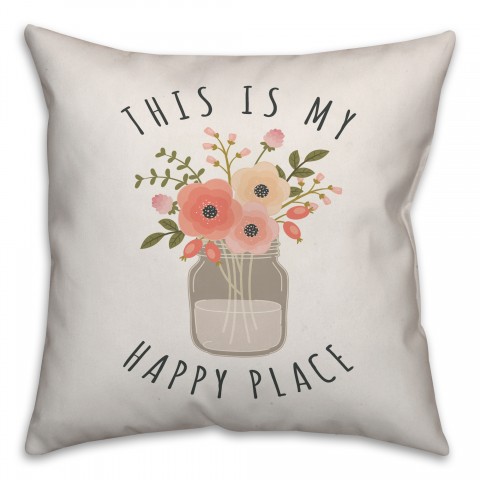 This is My Happy Place Pillow