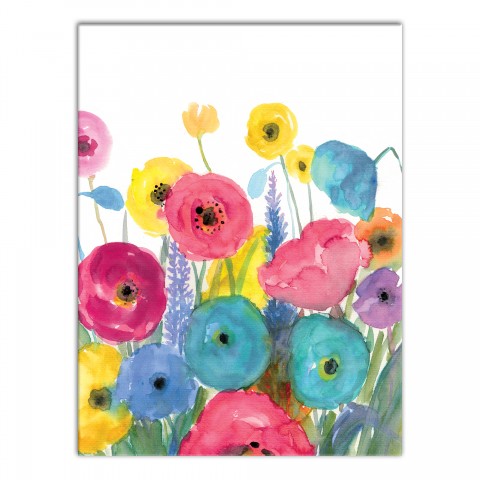 Bright Blooms Canvas Wall Art