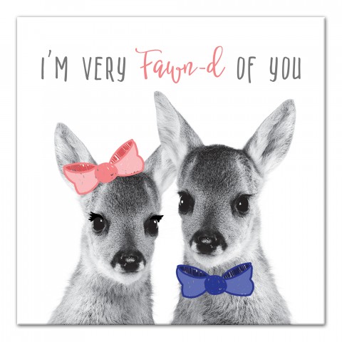 Fawn Love Canvas Wall Art