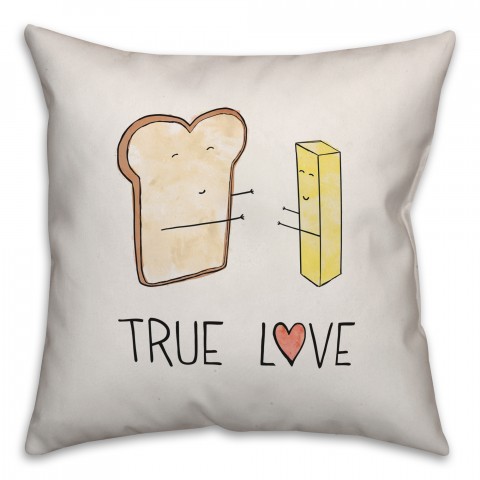 Bread and Butter Love Pillow