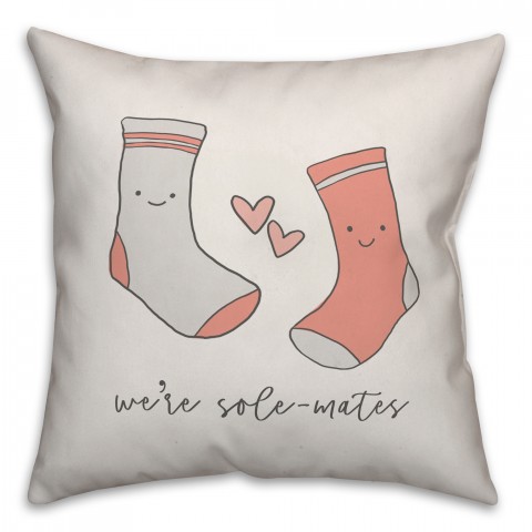 Sole Mates Pillow