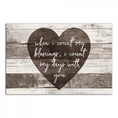 My days with you 16x24 Canvas Wall Art