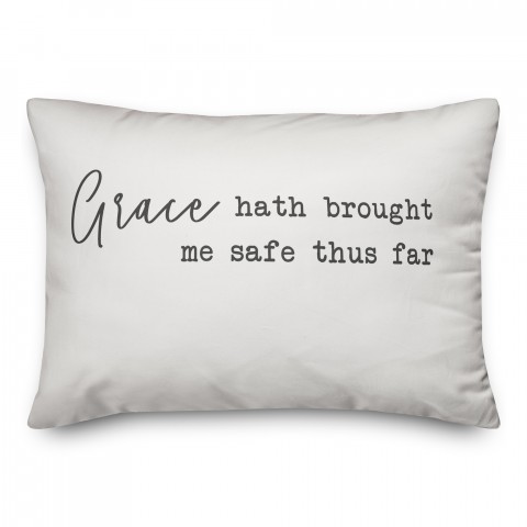Grace will lead me home 14x20 Spun Poly Pillow