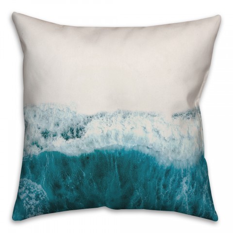 Watercolor Wave Pillow
