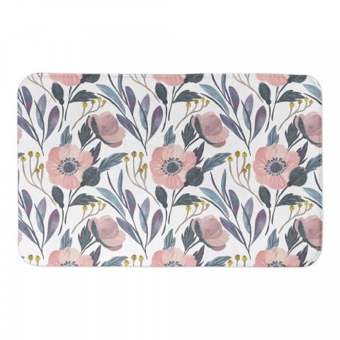 Faded Florals 34x21 Bath Mat