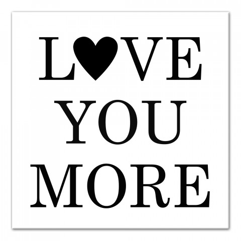 Love You More Wall Art