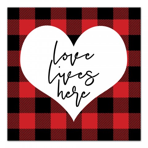 Love Lives Here Wall Art