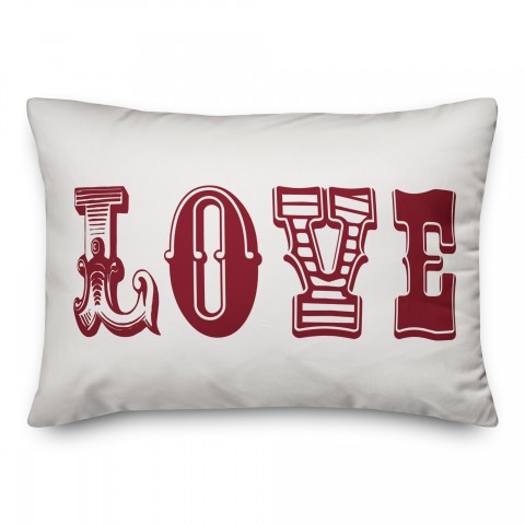 Vintage Love 14x20 Spun Poly Pillow