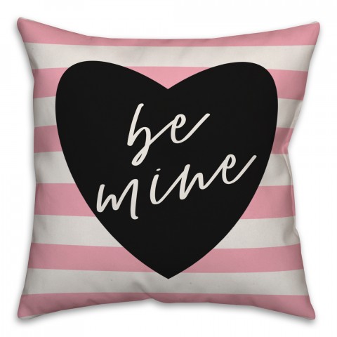 Be Mine Stripe Pillow