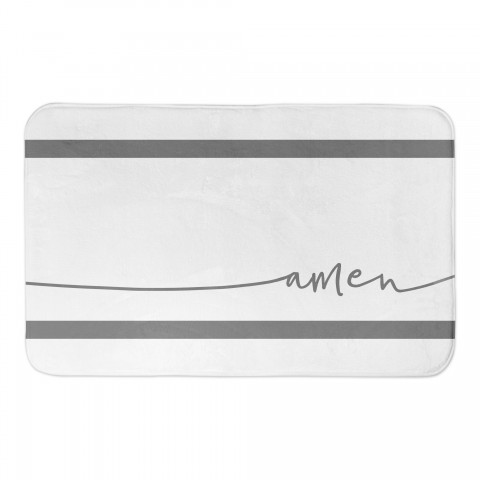 Script Amen 34x21 Bath Mat