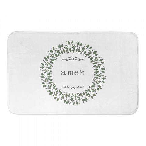 Amen Wreath 34x21 Bath Mat