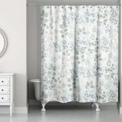 Spring Botanicals 71x74 Shower Curtain