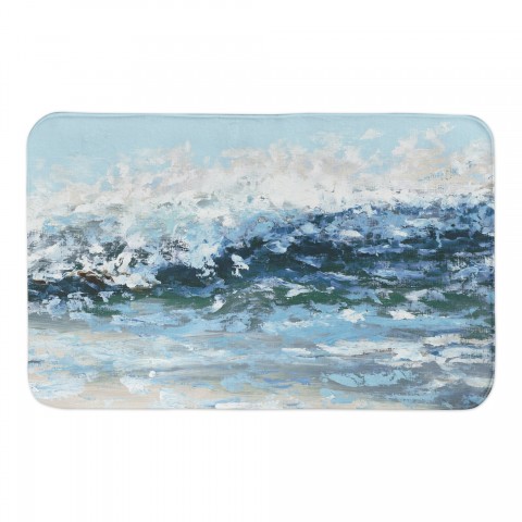 Ocean Waves 34x21 Bath Mat