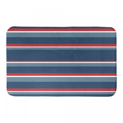 Nautical Stripes 34x21 Bath Mat