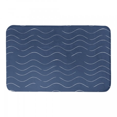 Wave Pattern 34x21 Bath Mat
