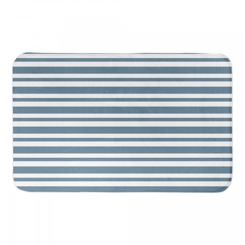 Nautical Stripes 34x21 Bath Mat