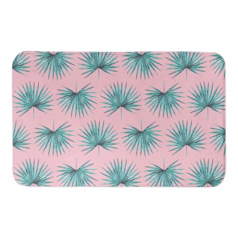 Palm Trees Pattern 34x21 Bath Mat