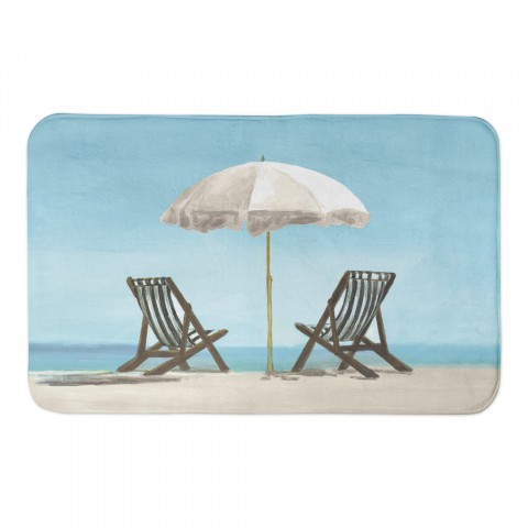 Beach Wreath 34x21 Bath Mat