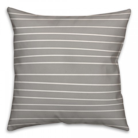 Hand Drawn Stripes Pillow