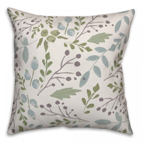 Simple Cool Botanicals Pillow