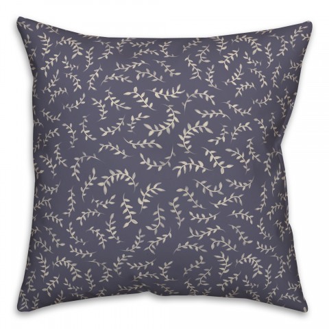 Soft Vines Pattern Pillow