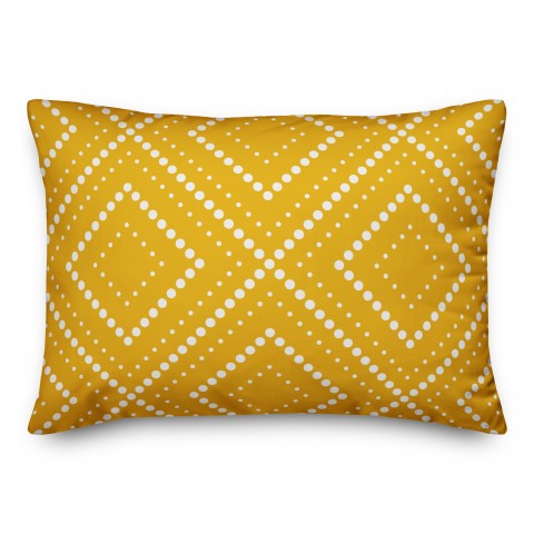 Dotted Diamond Pillow