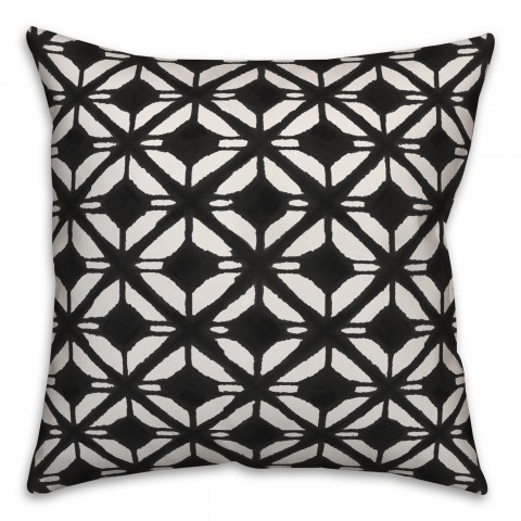 Watercolor Diamond Pillow