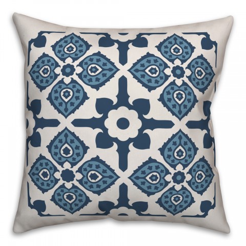 Graphic Tile Pillow
